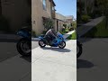 Hayabusa does rolling burnout🚀