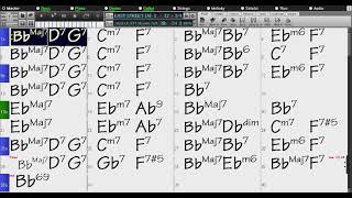 BACKING TRACK - EASY STREET (Alan Rankin Jones) Bb 84 BPM SWING BALLAD