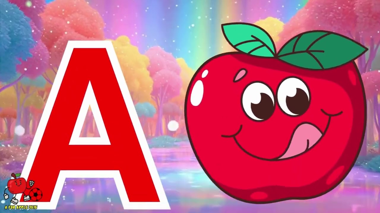 ABC Song for Early Learning  Learn A to Z with Phonics and Colorful Animation  Nursery Rhymes & Kids