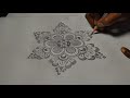 Beautiful rangoli design 1496