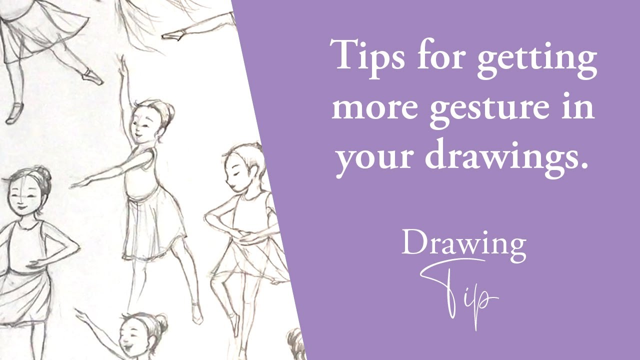 Tips for getting better at gesture in your drawing - YouTube