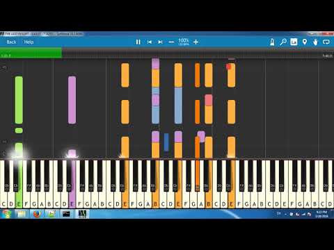 THE LAST LEAF_(714970)[Synthesia piano tutorial]