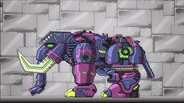 Lắp ráp robot Khủng long chiến đấu 8 - Dino Robot Dinosaur Corps