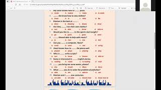 ايمان صادق لغة انجليزية الصف الثاني الاعدادى الفصل الدراسي الثاني revision