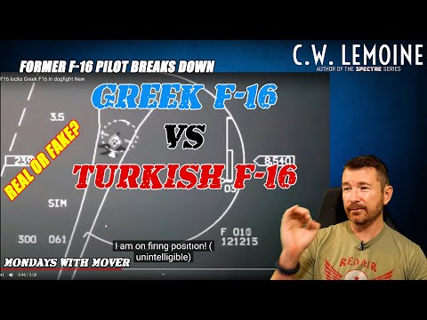 Turkish F-16 vs Greek F-16 Intercept Breakdown | Dogfight Over The Mediterranean or Fake?