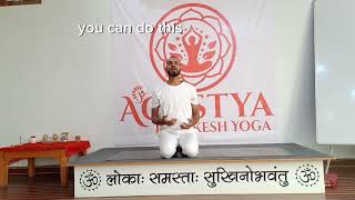 Padadhirasana (breath balancing pose)