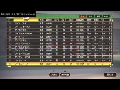 ウイニングポスト9 21 実在馬エディット Youtube ウイニングポスト9 21 実在馬エディット Youtube