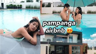 Pampanga with Friends! Swimming, Karaoke & Pretty Airbnb!!! | Rei Germar