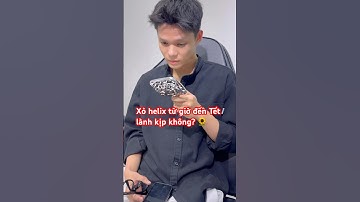 Xỏ helix từ giờ đến Tết lành kịp không? #piercing #tinybox #lamdep #xokhuyen