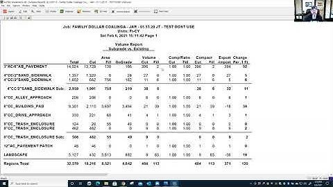 Agtek 4D - How to read Agtek4D Earthwork Reports 101
