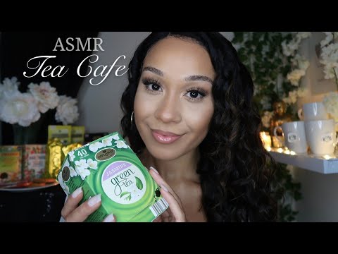 ASMR Dreamy Sleepy Tea Cafe RP☕️🌙 Crinkles, Soft Whispers W/ Cosy Ambience