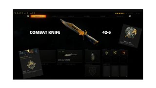 MY FIRST MEGA KILL IN CALL OF DUTY BLACK OPS 4 (42-6) COMBAT KNIFE GAMEPLAY
