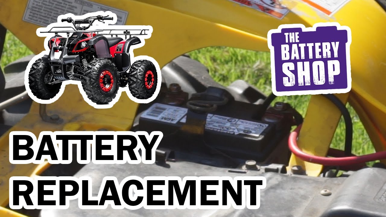 Battery Replacement - ATV - YouTube