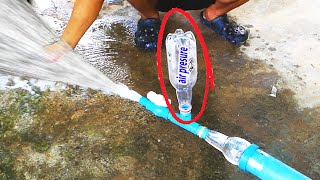 Free electricity | I turn PVC pipe into a water pump at home free no need electricity power short
