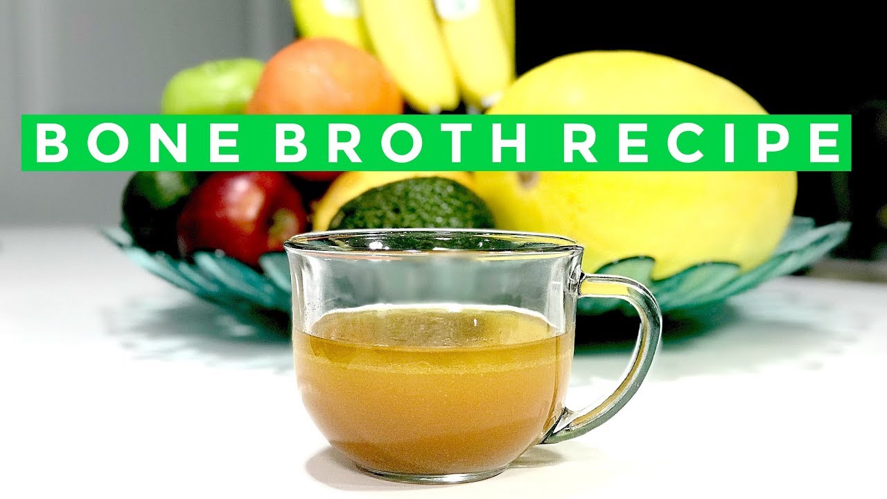 BONE BROTH RECIPE GREAT SOURCE OF COLLAGEN YouTube