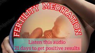 GET PREGNANT FAST | FERTILITY HEALING MEDITATION | FERTILITY AFFIRMATIONS | SLEEP SUBLIMINAL 🌹