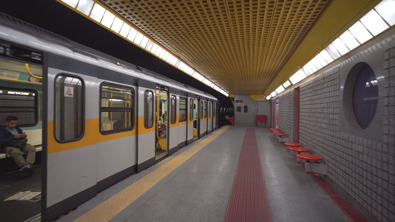 Italy, Milan, metro ride from Machiachini to Dergano