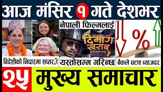 nepali news ?today news live l aaja ke mukhya samachar nepali l kartik 30 2080 आजका मुख्य समाचार
