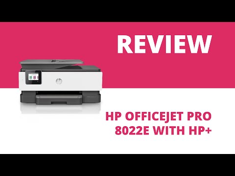 HP OfficeJet Pro 8022e A4 Colour Multifunction Inkjet Printer with HP Plus