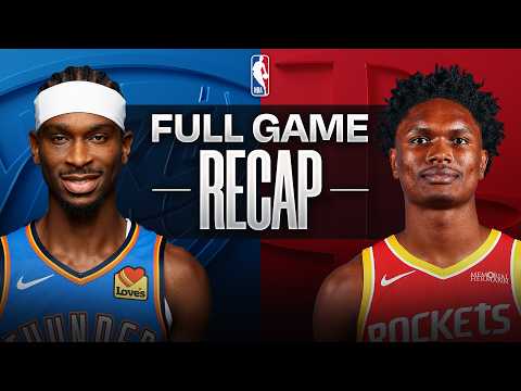 Game Recap: Rockets 116, Thunder 89