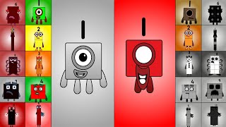 Mashup: Sprunki OC Numberblocks Band vs Uncannyblocks Band Diferent @phobiablocksstudio