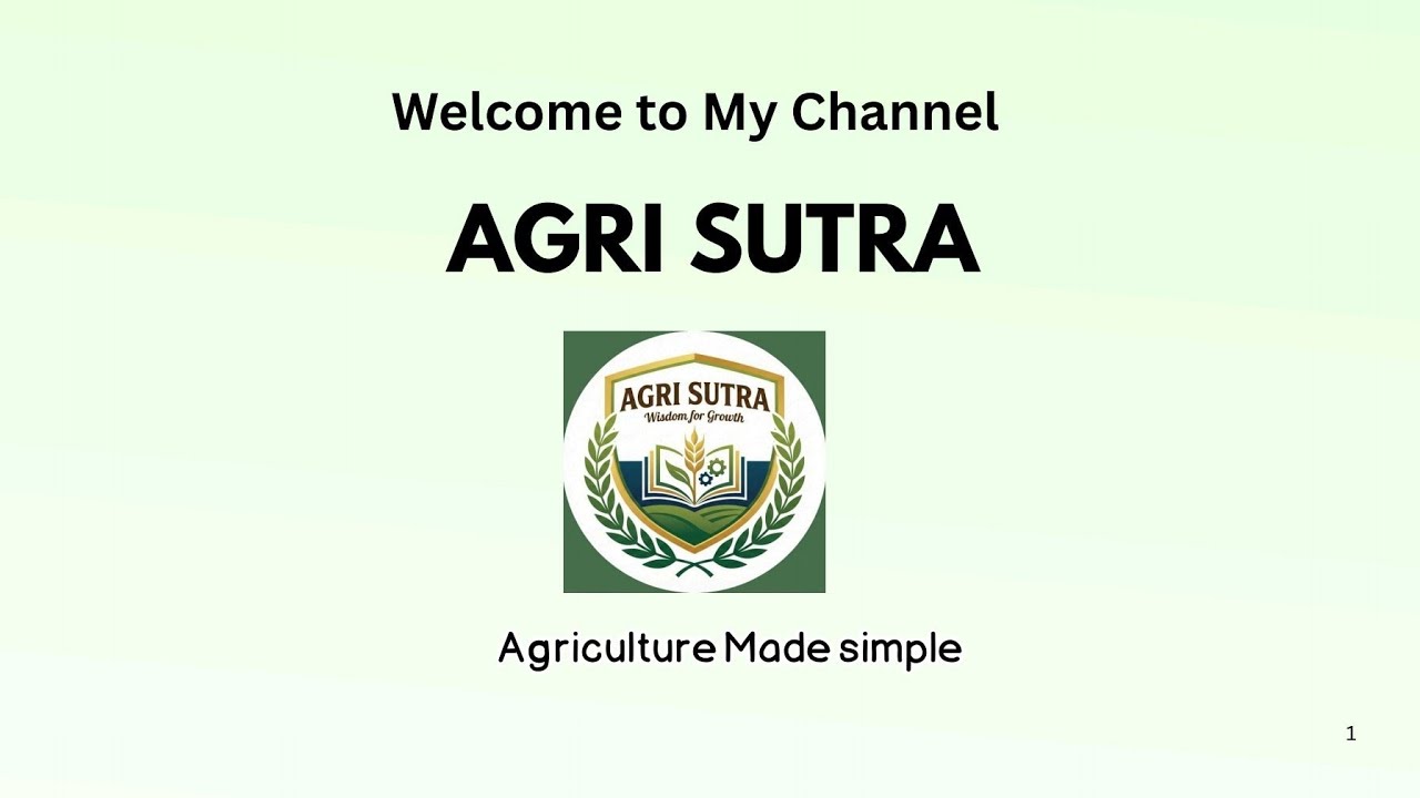 एक नई शुरुआत | Agri Sutra – Agriculture Students के लिए सही दिशा - YouTube