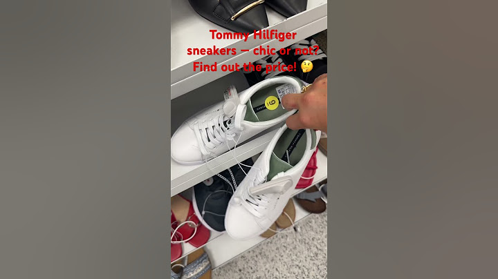 How much would you pay for these fresh Tommy Hilfiger kicks in the US?