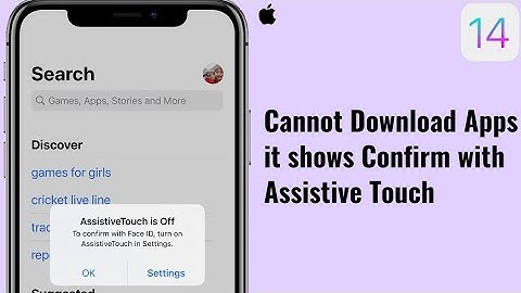 Assistive Touch is Off To Confirm with Face ID Turn On AssistiveTouch in Settings after iOS 14.2