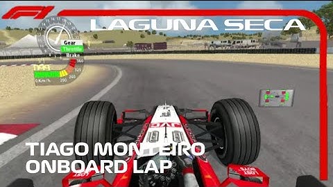 F1 Challenge 2006 Laguna Seca Onboard with Tiago Monteiro