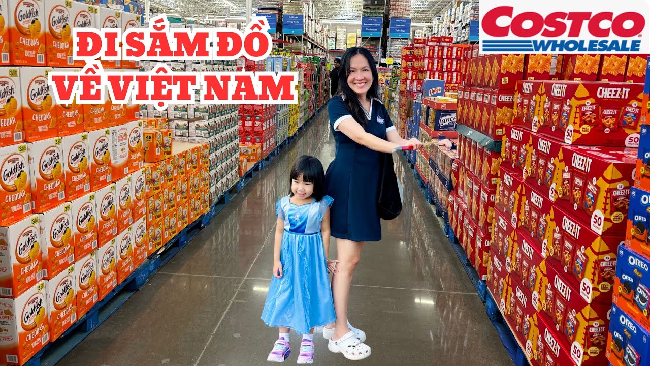 ĐI COSTCO MUA ÍT ĐỒ CHUẨN BỊ CHO CHUYẾN VỀ VIỆT NAM SẮP TỚI || ĂN GÌ Ở MỸ