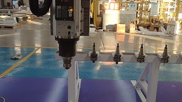 AKM3030-4axis ATC CNC Router test