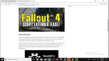 Fallout 4 Script Extender