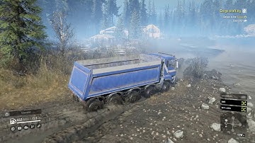 SnowRunner | Yukon - Flooded Foothills | MAN TGS480 10x4 - Cargo Crafting