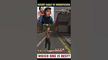 DESERT EAGLE Vs WOODPECKER WHICH IS THE BEST ONE SHOT GUN 😱 #shorts #freefireshorts