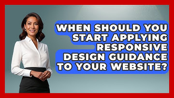 When Should You Start Applying Responsive Design Guidance to Your Website? | Simple HTML Studio News