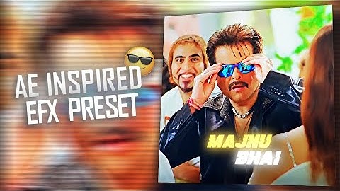 Ae Inspired Badass Edit Preset |Majnu Bhai 🎨🗿 Preset | Alight Motion Edit Xml preset