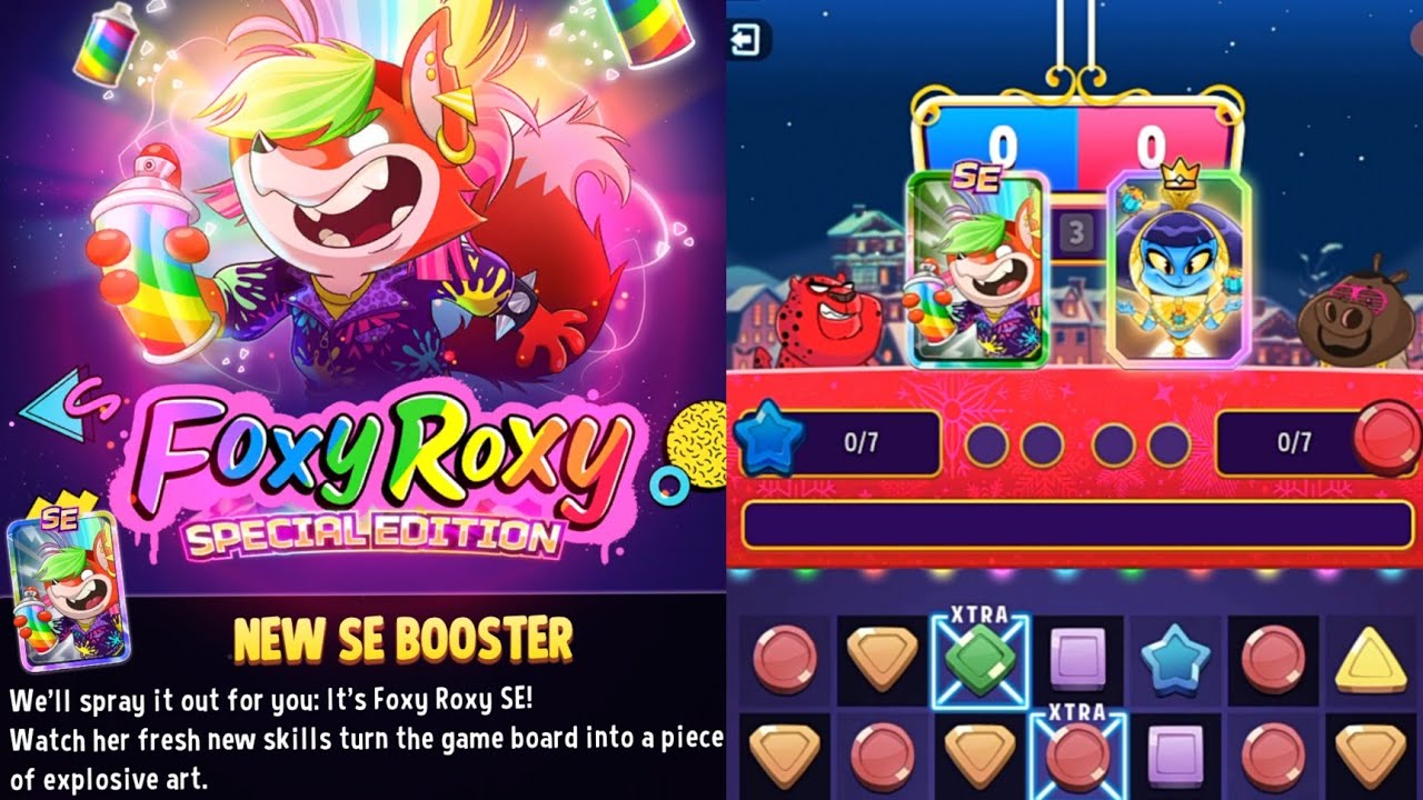 New SE Booster SE Foxy Roxy match masters new SE booster new