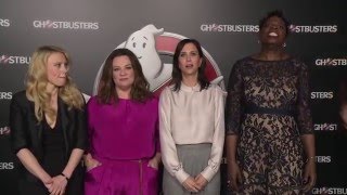 Ghostbusters Interview - Melissa McCarthy, Kristen Wiig, Kate McKinnon, Leslie Jones