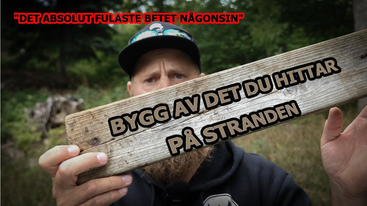 Betesbygge på stranden utan elverktyg! Super enkelt betesbygge