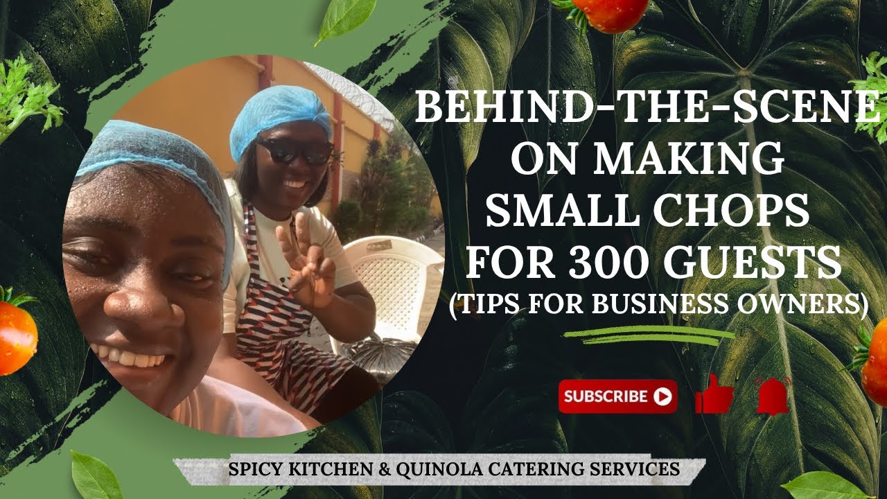 BULK SMALL CHOPS PRODUCTION| TIPS YOU NEED TO KNOW | SMALL CHOPS ...