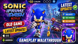 Sonic Prime Dash Netflix - Old Game With Latest Update - iOS/Android Gameplay Walkthrough