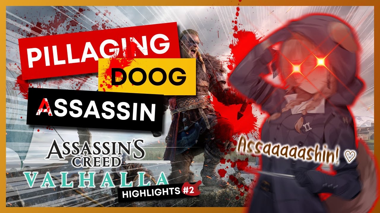 Korone RAIDS AND PILLAGES England! Assassin DOOG Valhalla Highlights! [Eng Sub/Hololive]