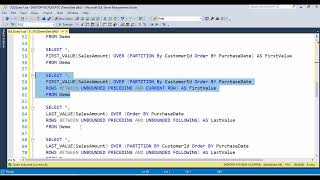 Basic Overview On How to Use Analytical Functions in SQL Server Development