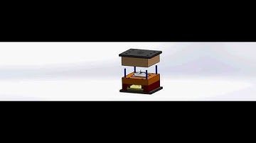 Injection Moulding Animation - Product Ejection, Mould Open & Close (Syamsuddin Baharuddin)