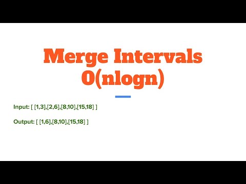 Merge Intervals LeetCode