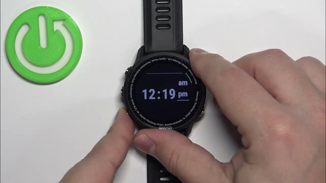 how-to-change-time-and-date-on-garmin-forerunner-955-adjust-corrct