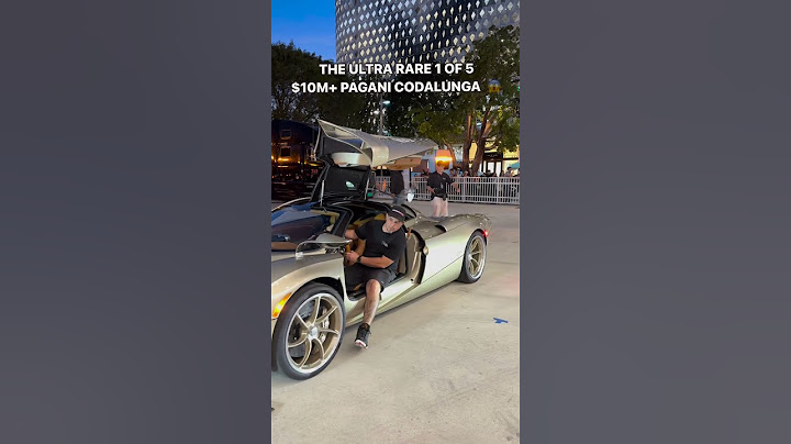 ULTRA RZADKI 1 Z 5 PAGANI CODALUNGA ZA 10 MILIONÓW DOLARÓW