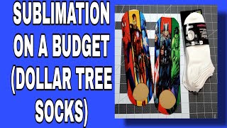 SUBLIMATION ON A BUDGET (DOLLAR TREE SOCKS) ♡ UNICAHIJA CREATIONS ♡