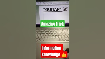 Guitar 🎸 Emoji Shortcut Ms Word Tricks #music #msword #computer #shortfeed #facts #tricks
