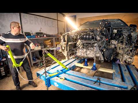 Toyota Camry 70. Повреждения. Вытяжка лонжерона.